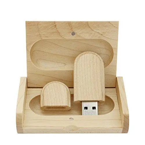 Gift USB 2.0 3.0 32GB 64 GB 128GB Wooden USB flash drive with wood box