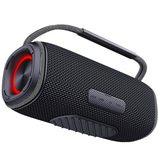X6 LED Bluetooth Speaker Wireless With RGB 20W Bombox Bass Loudspeaker Stereo Sound Box IPX6 Waterproof Portable  LED