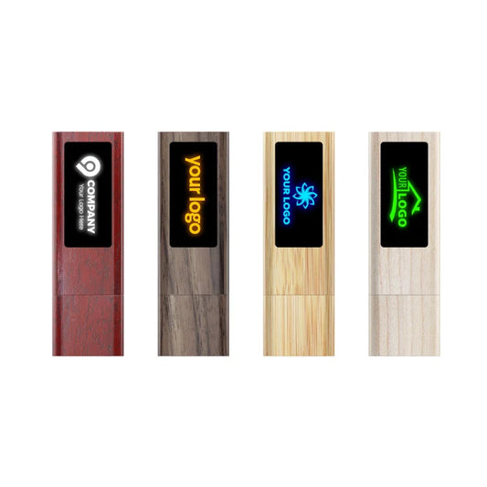 USKY Light-up eco-friendly custom usb flash drive 2.0/3.0 high speed pendrive memory wooden